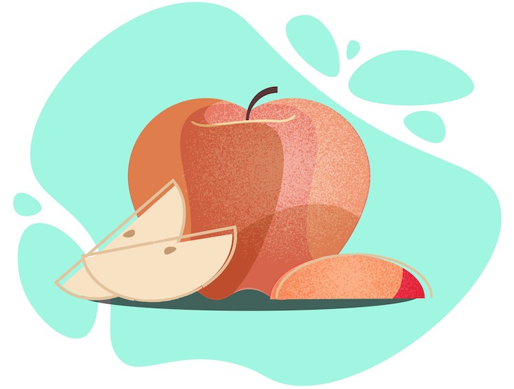 apple a day illustration