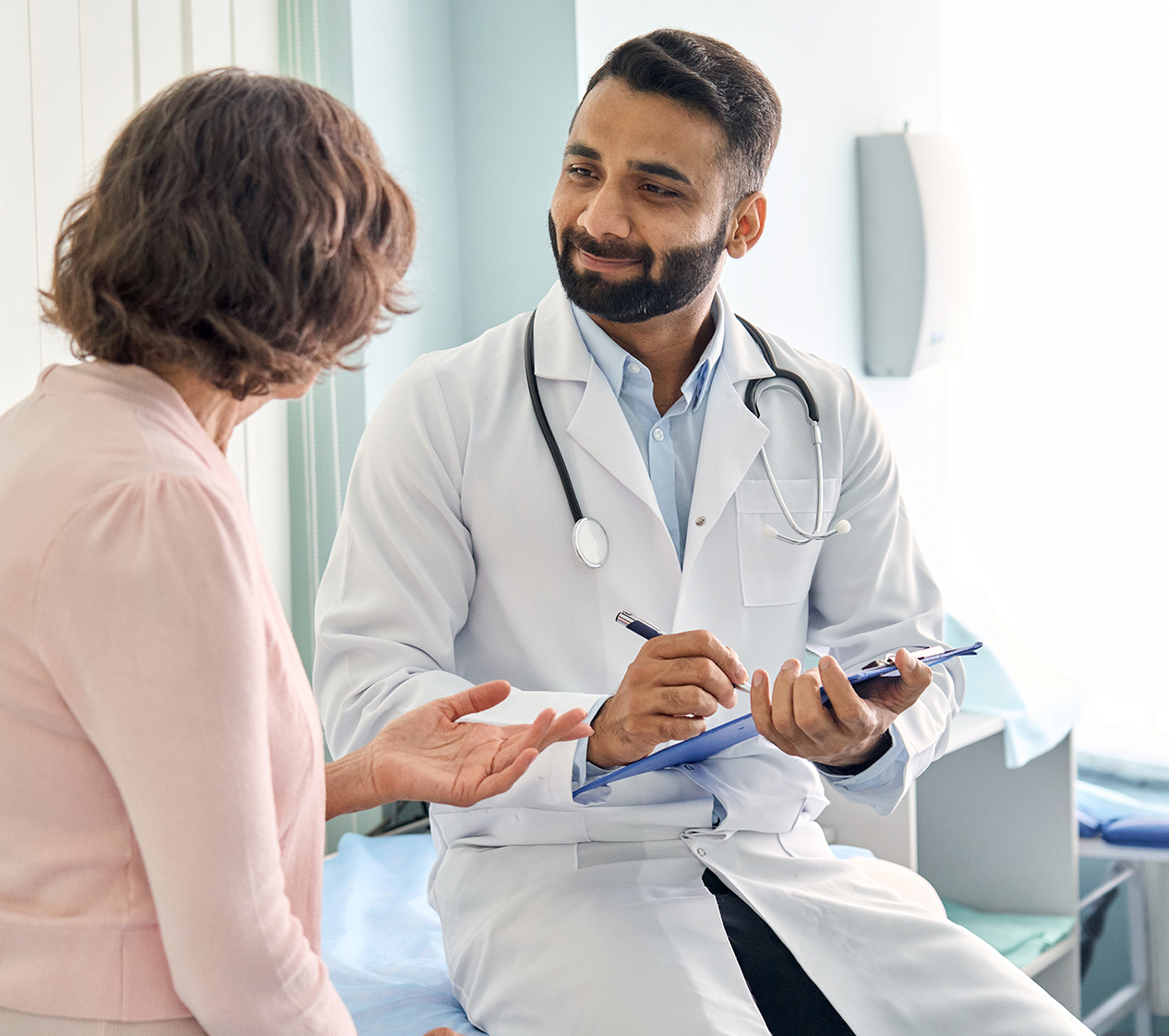 Doctors Appointment-Resized Doctor and Patient